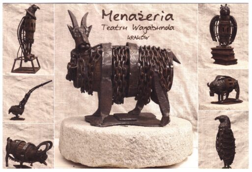 Pocztówka Menażeria Teatru Wagabunda