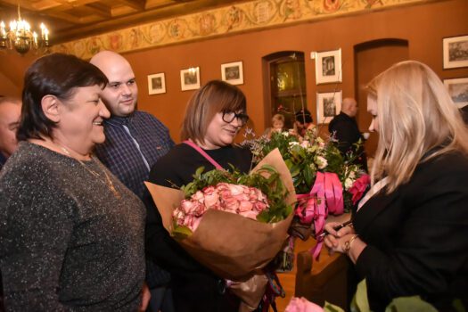 autorka "Raptularza Zamkowego. Tom 2" podczas promocji publikacji 